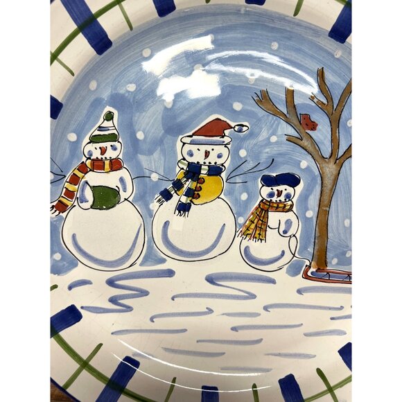 Handcrafted Mesa Ceramic Serving Plate 13" Diameter Made In Hungary Large - Picture 2 of 4